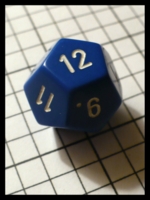 Dice : Dice - DM Collection - 12D Blue with White Numerals Ebay Aug 2010